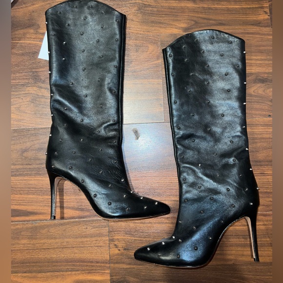 SCHUTZ Shoes - Brand New-Schutz 's-ariene' black spike studded boot